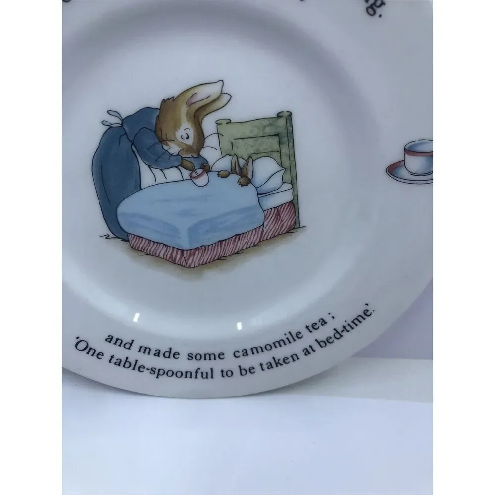 Peter Rabbit Nursery Plate by Wedgwood Plate 7”  - Beatrix Potter